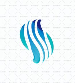 Abstrakter Wasserfall